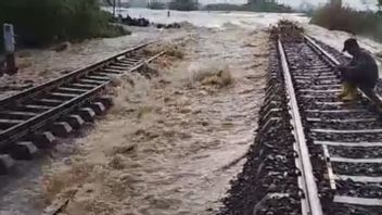 ar Grobogan Genangi Railway Semarang-Surabaya, Accès Jalan Terganggu