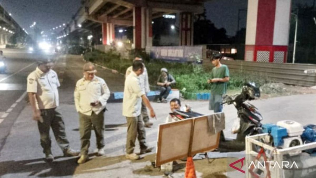Tukang Tambal Ban Nakal di Cawang Ditindak Petugas