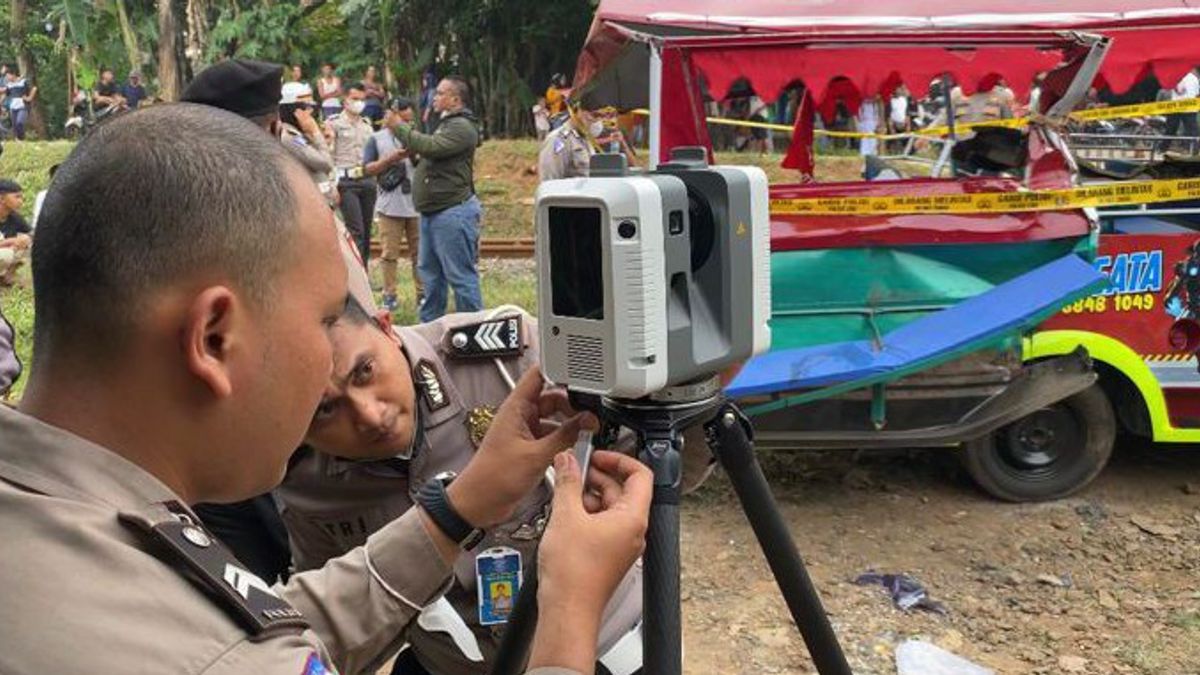 Ditlantas Banten Police Use The TAA Method To Reveal Odong-Odong Train And Car Accidents