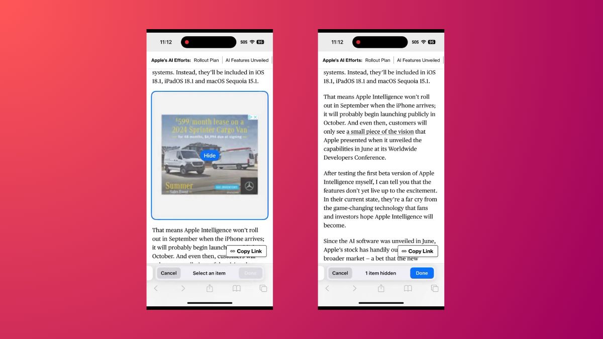 Apple Launches Disturbance Control Feature In Safari Through IOS 18 Beta 5