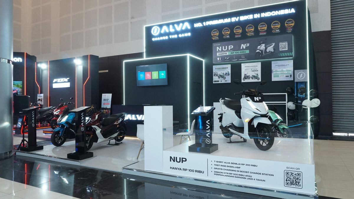 Alva Brings His Electric Motor Mainstay Line To Offer Trade In At GIIAS Surabaya 2024