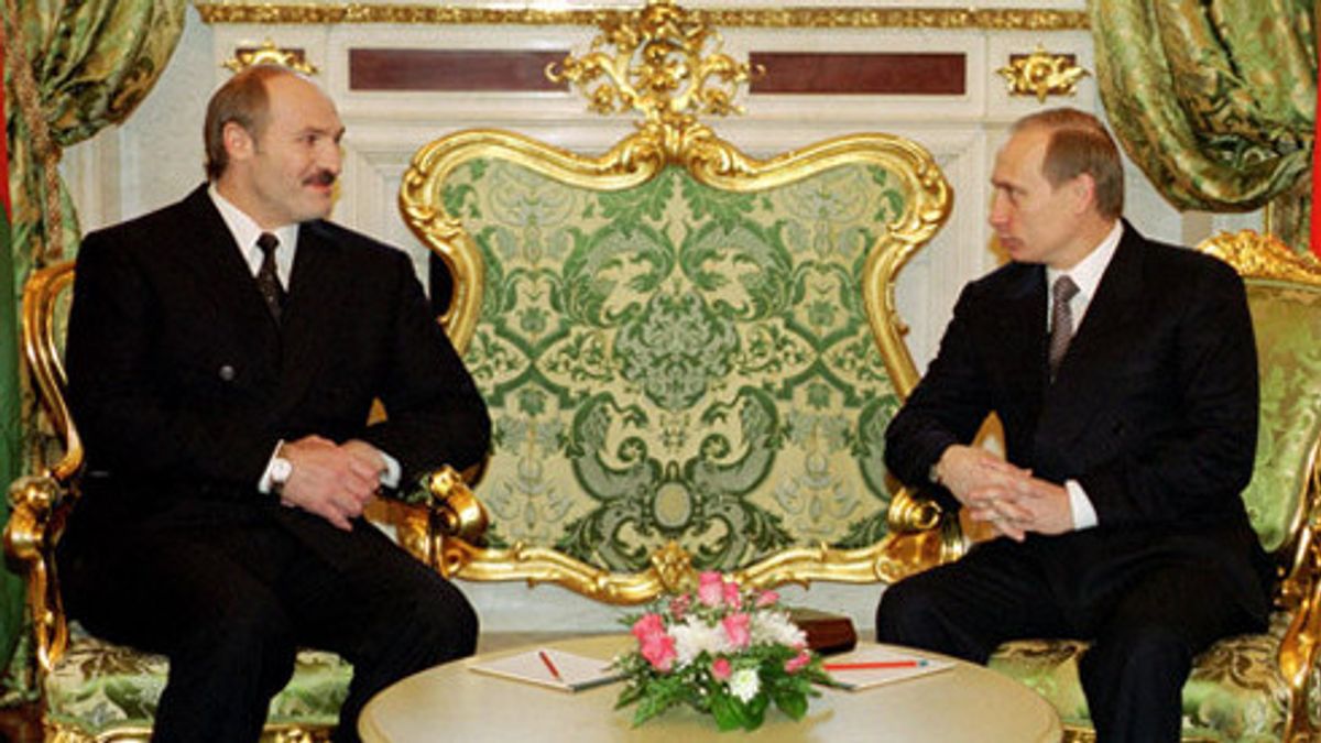 Desakan Mundur lewat Demonstrasi Makin Besar, Presiden Belarusia Lukashenko Temui Putin Meminta Dukungan