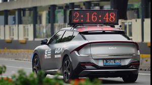 Deux modèles de voitures électriques de Kia devient une voiture officielle, succès Ajang wondr Jakarta Running festival 2024