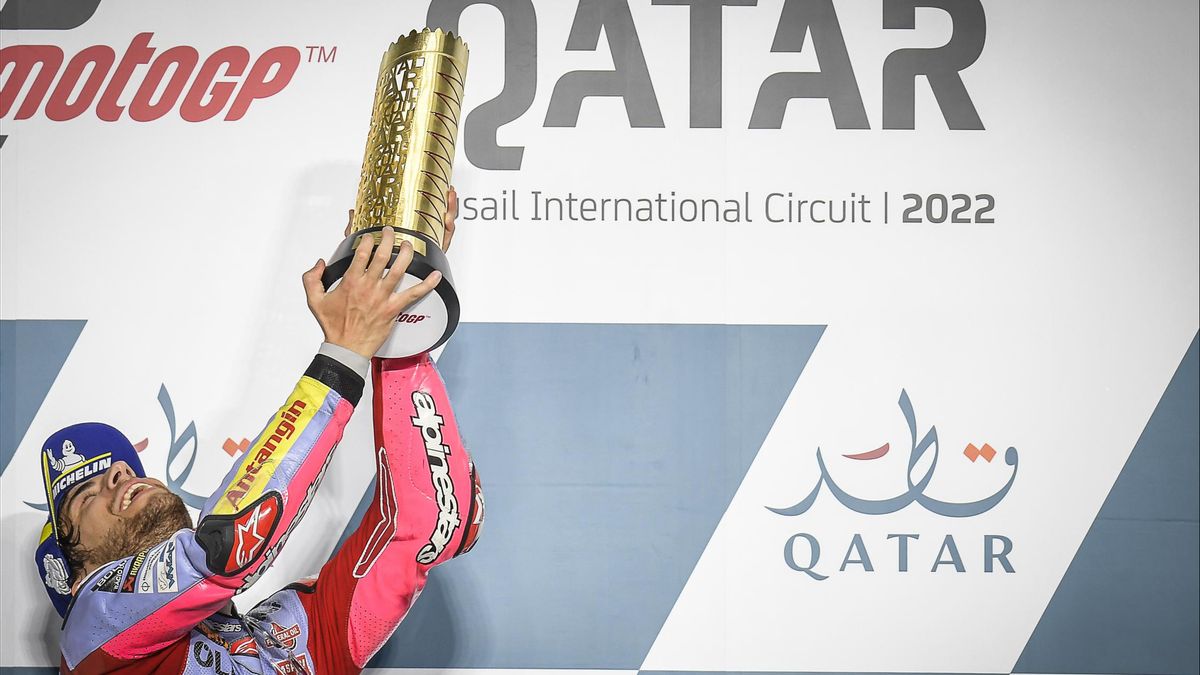 Juara MotoGP Qatar Enea Bastianini Tak Sabar Membalap di Sirkuit Mandalika: Semoga Banyak yang Mendukung Gresini