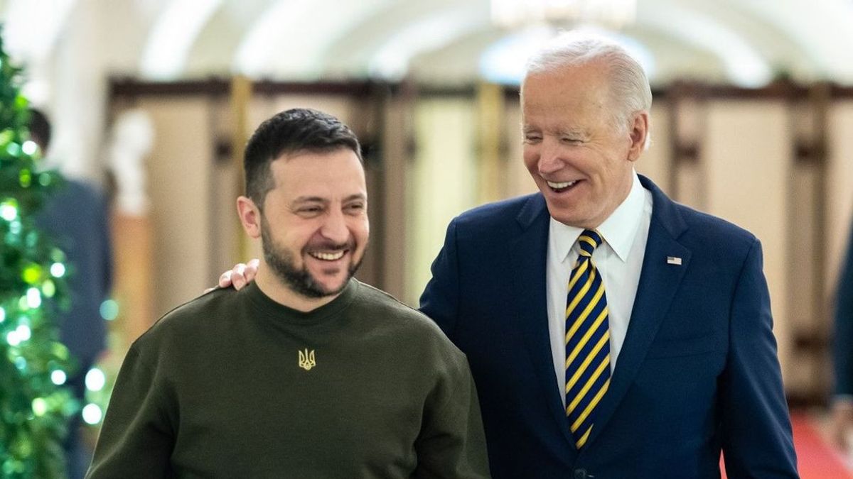 Disbursing IDR 3.6 Trillion Aid, Biden Promises To Zelensky: US Will Not Leave Ukraine