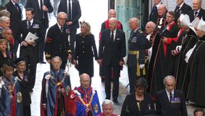 Presiden Joe Biden, Emmanuel Macron dan Tamu Asing Tiba di Westminster Abbey untuk Ibadah Pemakaman Ratu Elizabeth II