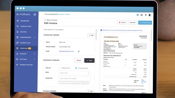 Midtrans تطلق خدمة الفواتير ، وتصنع الفواتير تلقائيا باستخدام نظام API