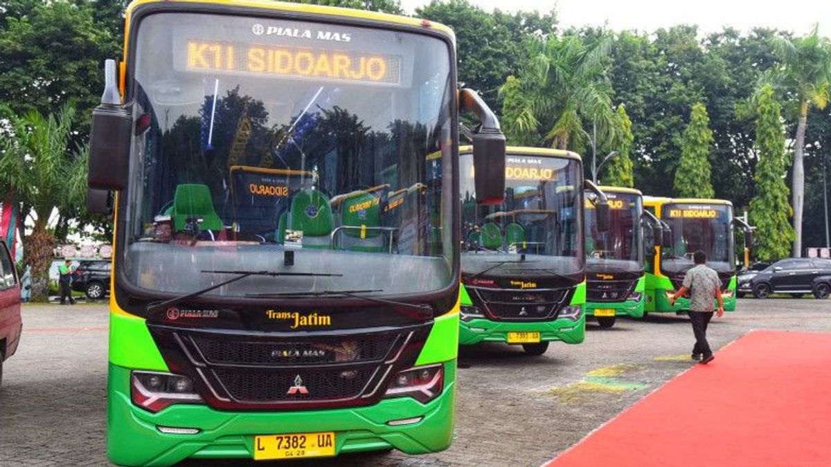Pemprov Jatim Tambah 10 Armada Bus Transjatim Koridor I