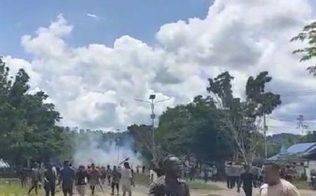 Pendemo di Mamberamo Raya Papua Diserang Panah dan Tombak Setelah Memalang Akses Jalan, Polisi Masih Berjaga di Lokasi