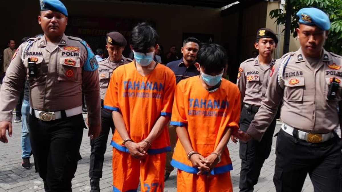2 Perpetrators Of Theft And Female Killers In Glagaharum Sidoarjo Arrested By Police
