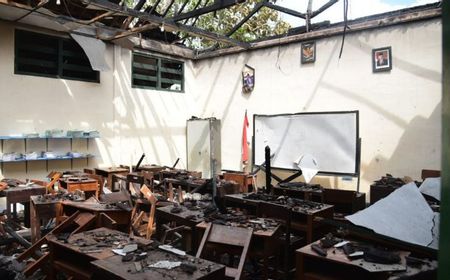 7 Ruang Kelas SD Negeri 1 Delegan Hangus Dilalap Api, Kadis Pendidikan Sleman Pastikan Kegiatan Belajar Tetap Berlangsung