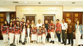 世界アートオリンピックの優勝者が訪問し、モエルドコはインドネシアの若い才能のために州が出席することを確認しました