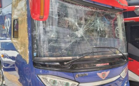 Polisi Tangkap Pelaku Perusakan Bus Arema FC di Yogyakarta