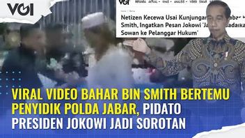 فيديو: لقطات فيروسية لباهار بن سميث يلتقي محققي شرطة جاوة الغربية، وأبرز خطاب الرئيس جوكوي