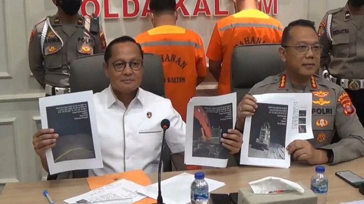 Thanks To The Citizens' Complaints, The East Kalimantan Police Removed Illegal Mining And Determined The Suspect's Capital Owner