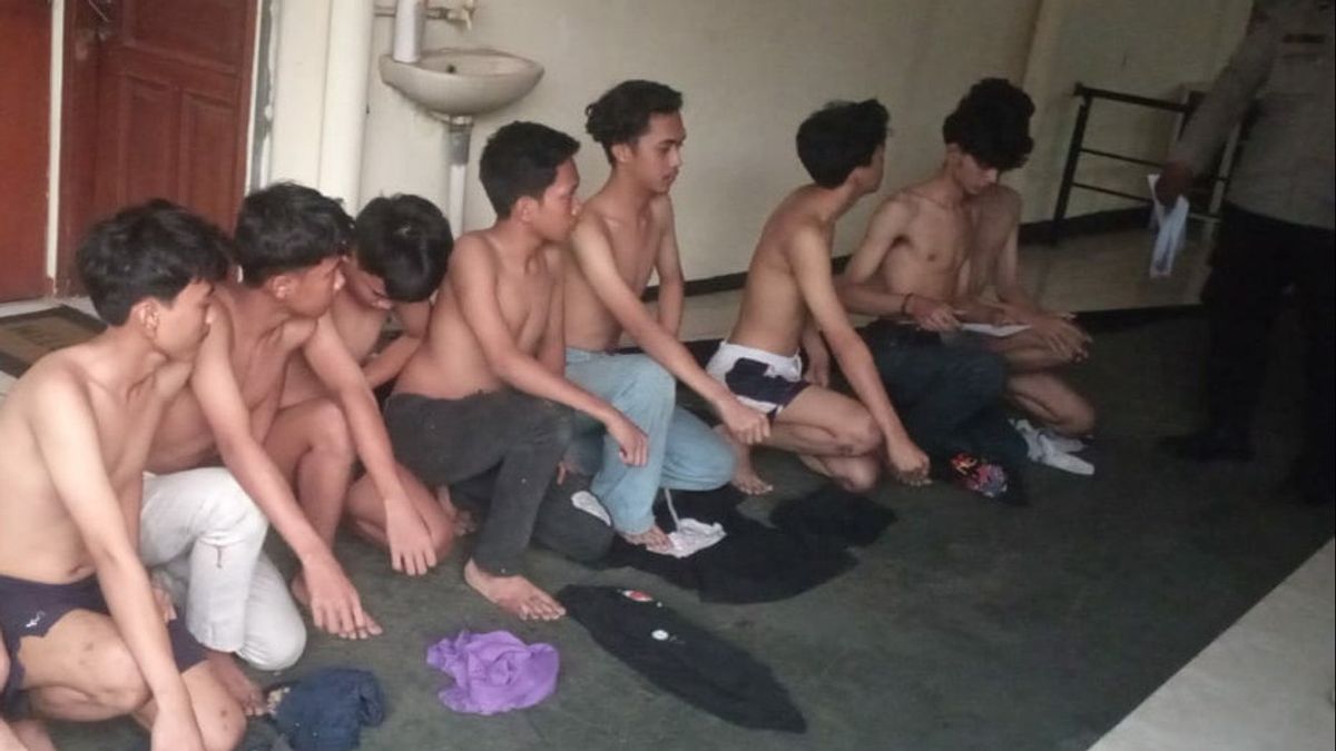 9 Of The 32 Teenagers Arrested By Duren Sawit Police Members Were Entrusted To The Cipayung Children's Social Institution