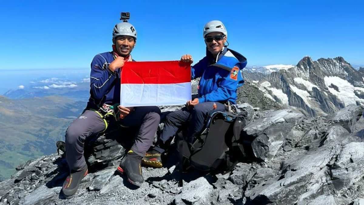 Check Out Iwan Irawan And Nurhuda's Struggle That Successfully Reached The Peak Of Swiss Eiger