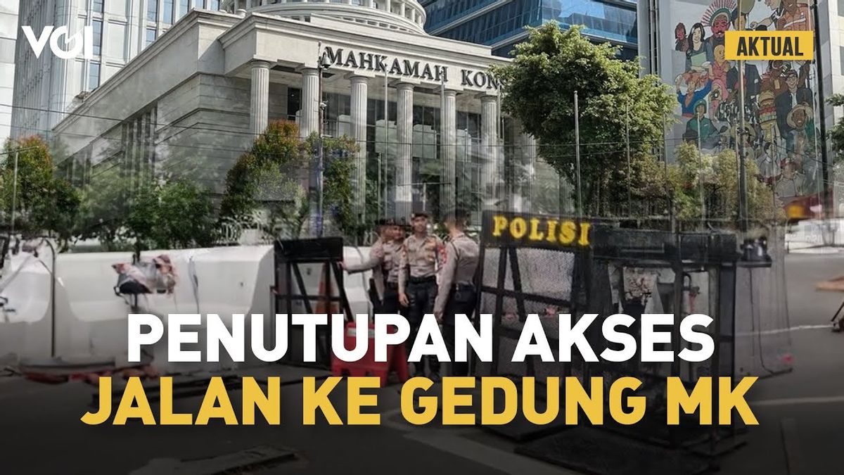 VIDEO: Reading The Constitutional Court's Decision Regarding The 2024 Presidential Election Dispute, Road Access To The Constitutional Court Building Is Closed
