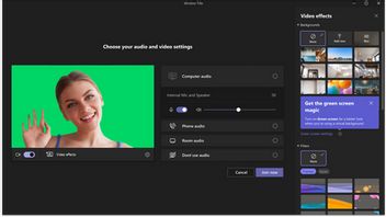 Microsoft Teams Present Green Screen Features To Intel-Based PC Special Applications