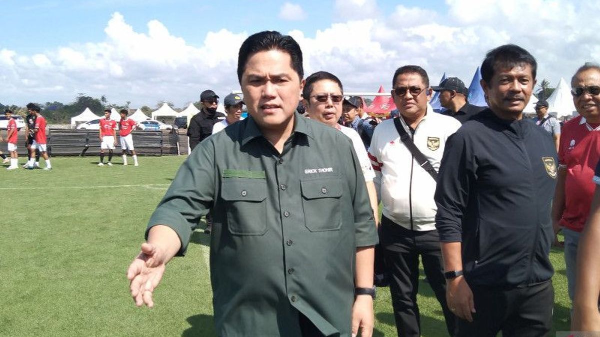 JISリノベーションプランはまだ論争的です、PSSI Ketum Erick Thohir:再チェック前にFIFA基準に浸透する