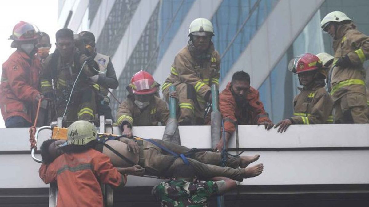 No Fire Spread In Cyber Building, Only Smoke On 2nd Floor, South Jakarta Fire Department: Allegedly Due To Short Circuit