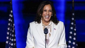 Adoption Of The 19th Amendment: The Struggle For The Suffrage Of US Women In All-White Clothing Kamala Harris