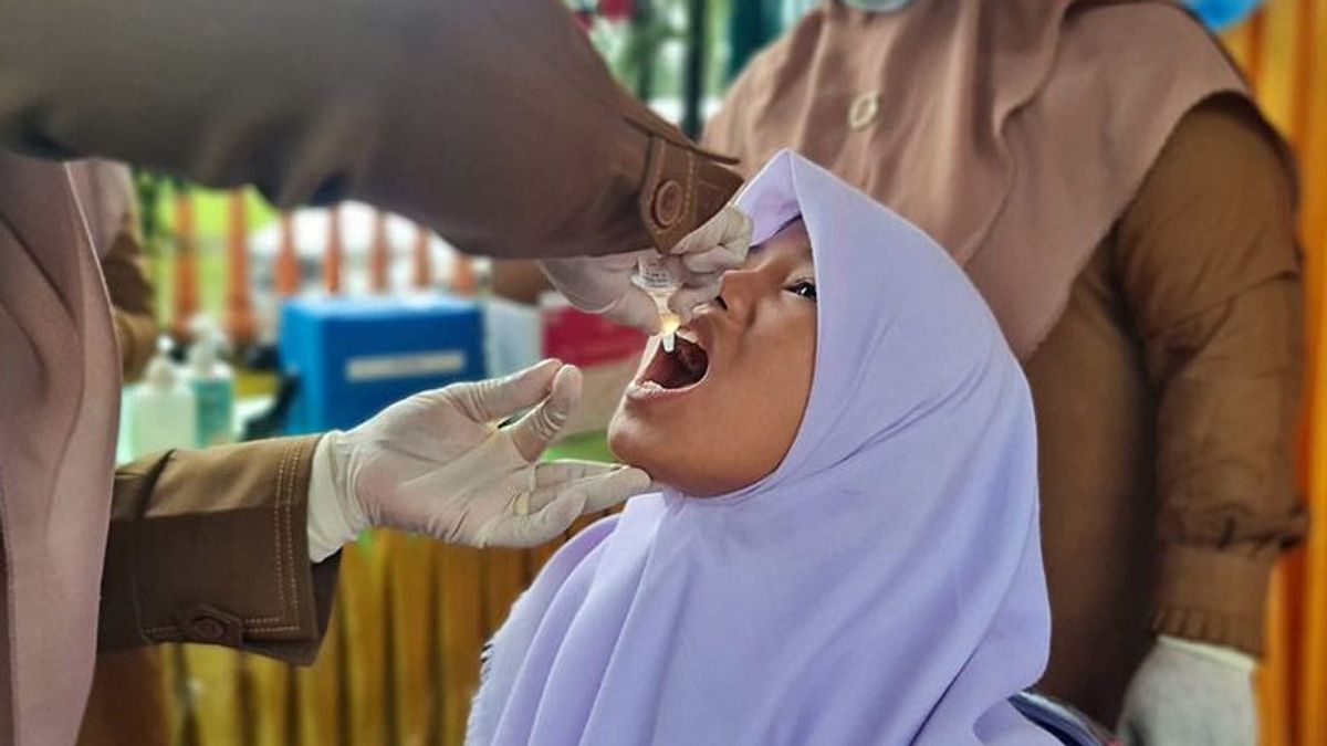 110,811 Children In East Aceh Become The Target For Polio Immunization In A Week