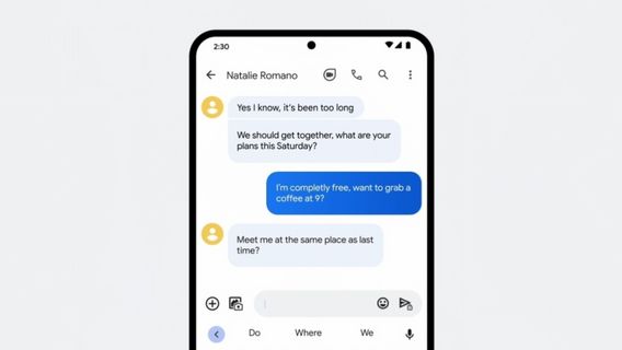 Pengguna Google Message Kini Bisa Mengubah Tampilan Ruang Obrolan