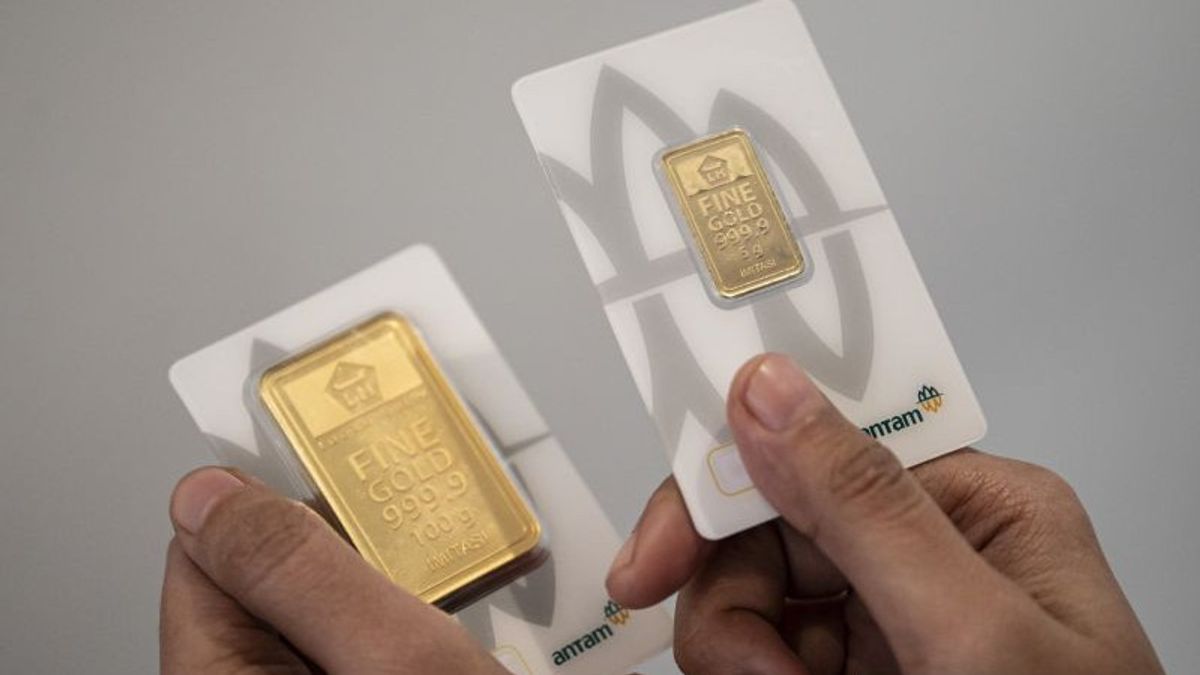 Harga Emas Antam dan Galeri24 di Pegadaian Turun, UBS Naik jadi Rp2.116.000 per Gram