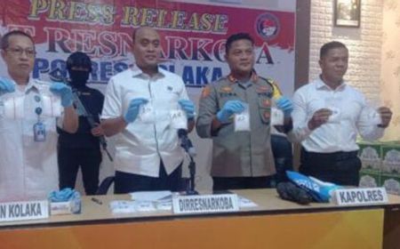 Polres Kolaka Gagalkan Penyelundupan 2 Kilogram Sabu dari Medan