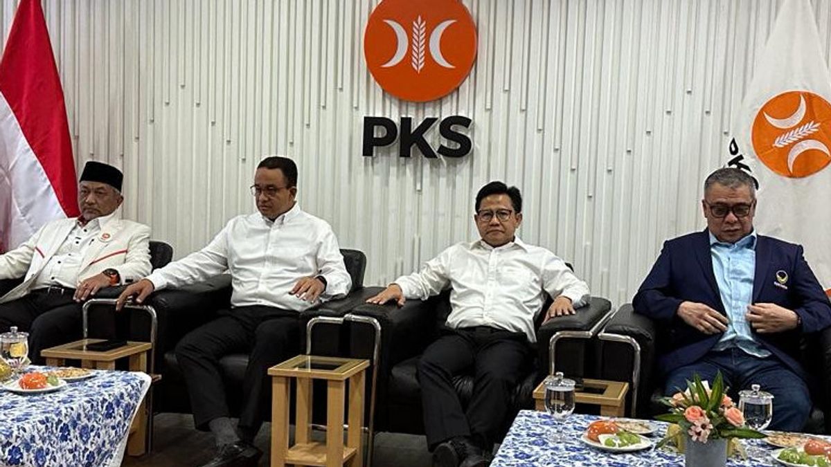 今天下午参加PKS Syuro大会,Cak Imin希望被接待为Anies副总统