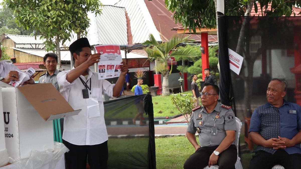 A Lapas Class 1 Tangerang, Prabowo-Gibran a obtenu 823 voix