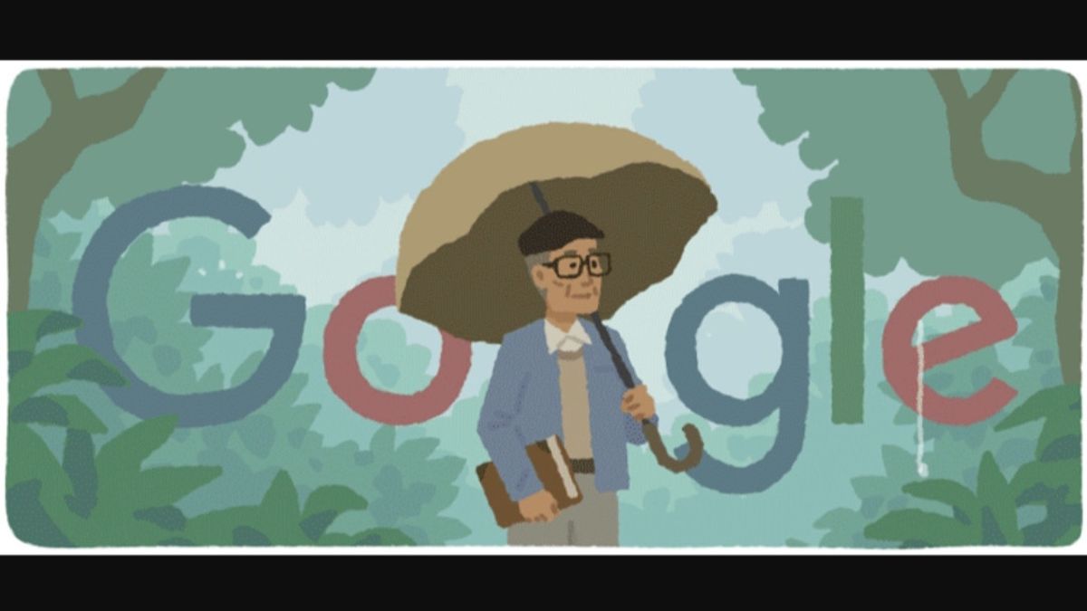 Penyair Indonesia, Sapardi Djoko Damono Warnai Google Doodle Hari Ini