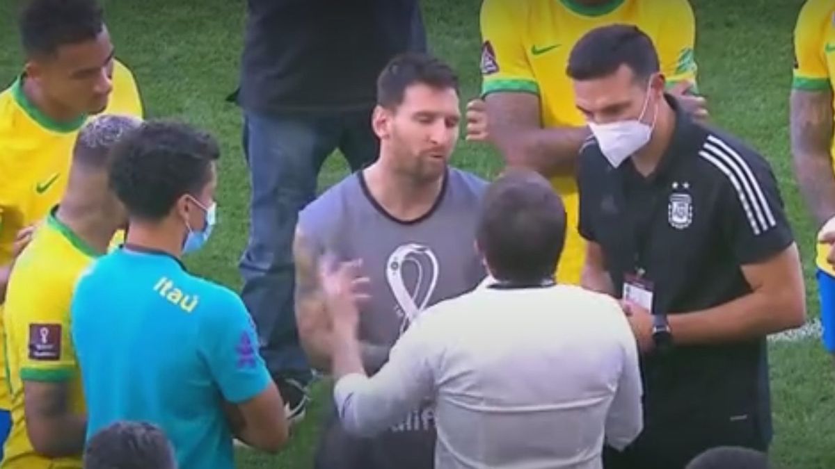 ブラジル対アルゼンチンの試合が停止されたことを怒った、メッシ:なぜホテルで事前に私たちに警告しなかったのですか?