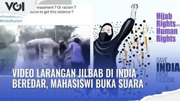 VIDEO: Larangan Jilbab di India Beredar, Mahasiswi Buka Suara