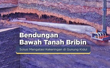 Mengenal Bendungan Bawah Tanah Bribin, Solusi Mengatasi Kekeringan di Gunung Kidul