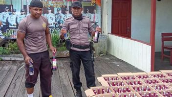 Asmat Police Chief: Police Again Secure 600 Bottles Of Illegal Alcohol In Agats
