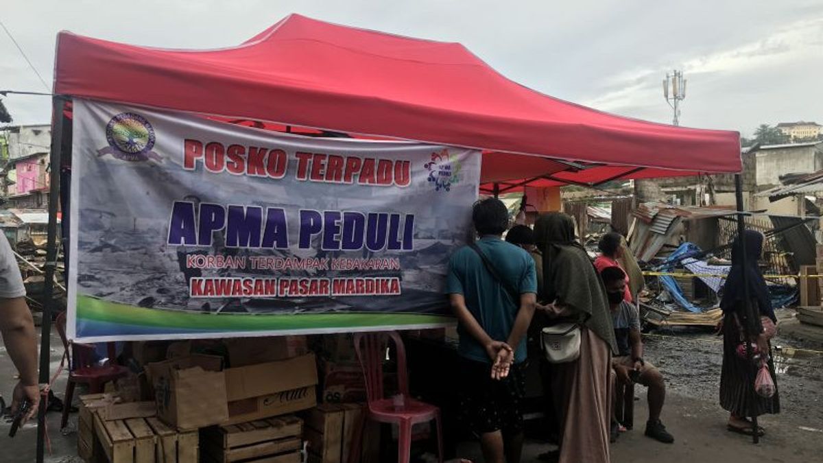 845 People Launched Due To Fire In Lorong Tofu Ambon, Association Of Traders Opening Service Posts