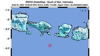 バリ島の地震マグニチュード5.8、被害報告なし