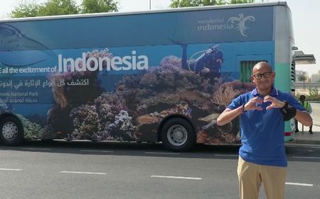 Perkenalkan Pariwisata Indonesia, Menparekraaf Sandiaga Uno Bawa Komodo Mejeng di Piala Dunia Qatar 2022