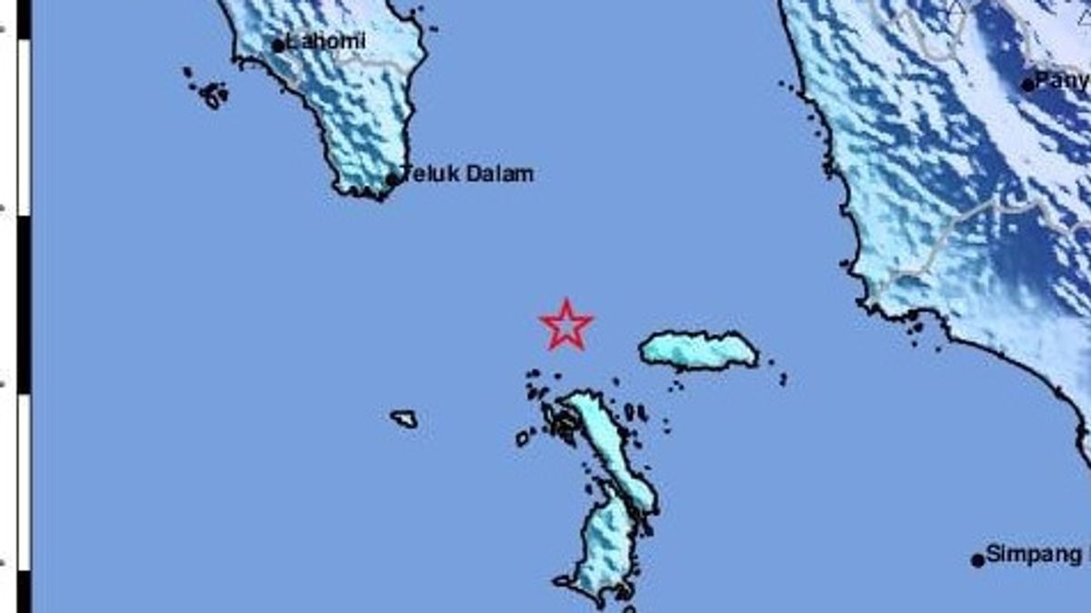 Gempa M 4,9 di Nias Selatan Subuh Tadi Akibat Aktivitas Subduksi Lempeng Indo-Australia