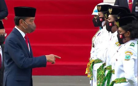 Tahun Ini Formasi Penuh, 68 Anggota Paskibraka yang Bertugas 17 Agustus Dikukuhkan Jokowi