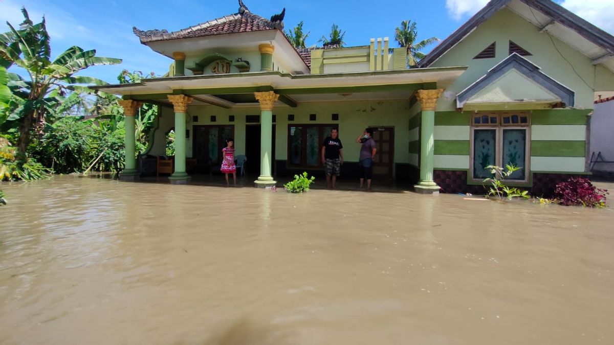  Ratusan Rumah di Desa Mundurejo Jember Terendam Banjir