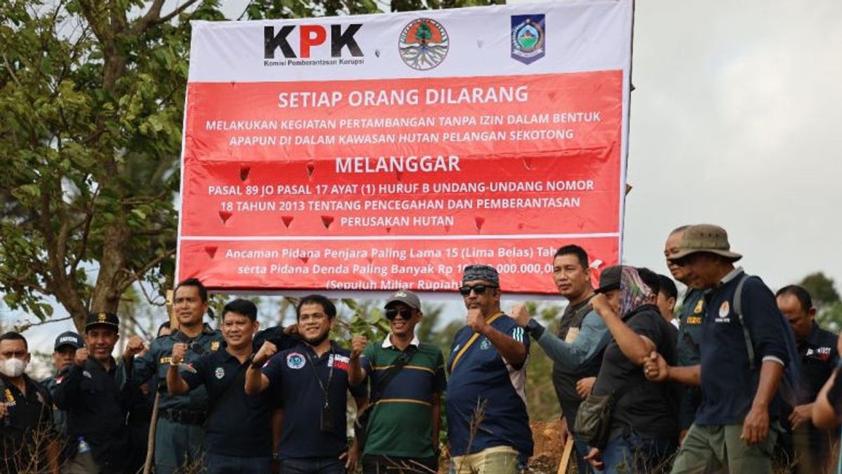 KPK Closes Illegal Gold Mining Location In NTB Sekotong