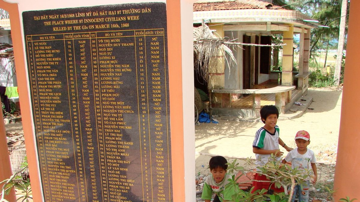 越南的《我的赖大屠杀》中美国军队的耻辱