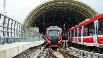 19 trainset LRT Jabodebek 完成Bubut Roda的治疗
