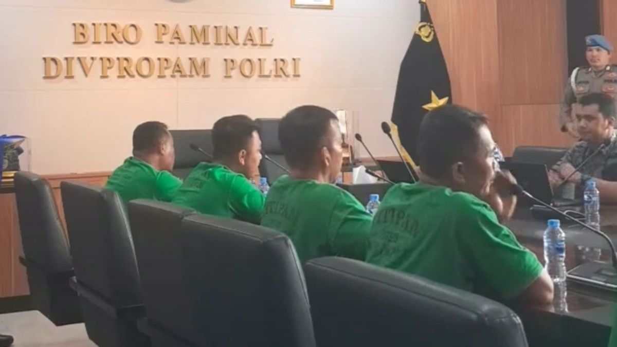 Tampang 7 Brimob Pelindas Ojol Hingga Tewas