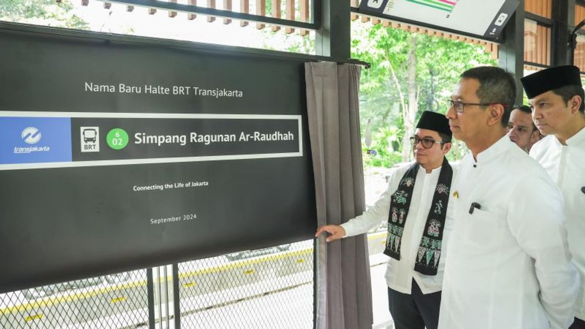 Ar-Raudhah Mosque Inaugurated, TransJakarta Bus Stop Changes The Name Of Ragunan Bus Stop