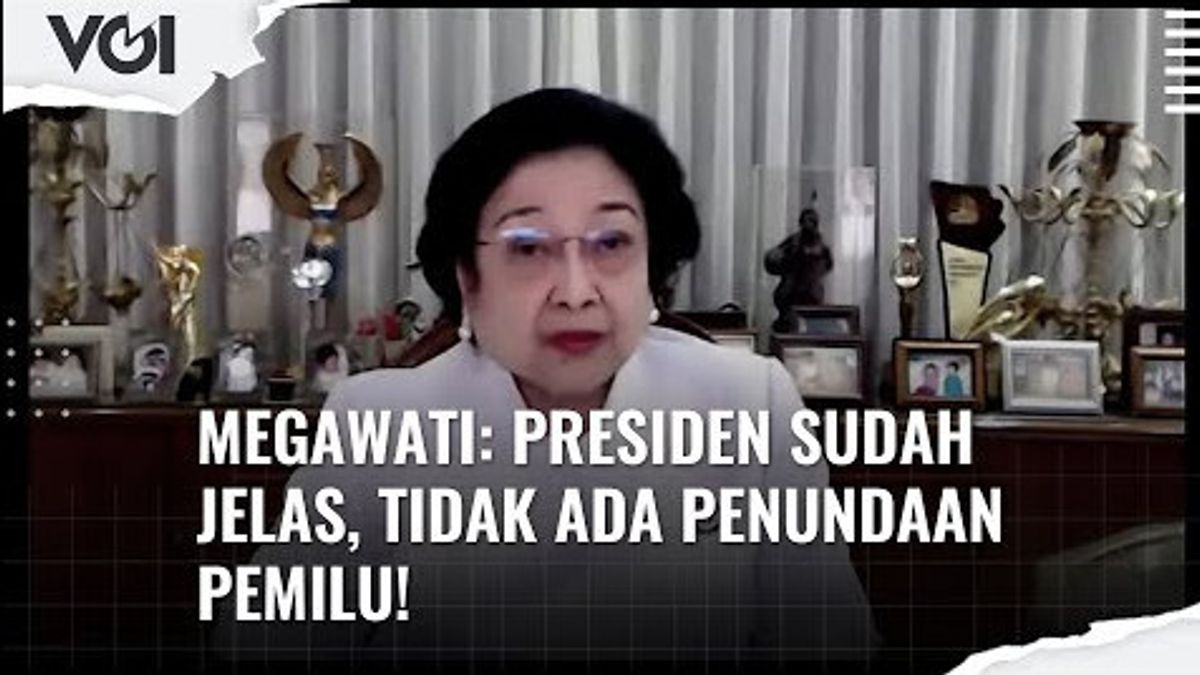 VIDEO: Isu Perpanjangan Masa Jabatan Jokowi, Megawati: Presiden Sudah Jelas, Tidak Ada Penundaan Pemilu