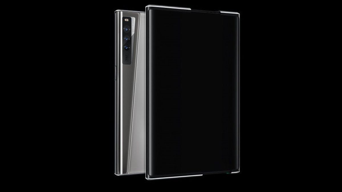 Oppo X 2021 Smartphone dengan Layar Bisa Digulung 